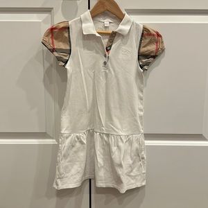Burberry kids dress white size 8
